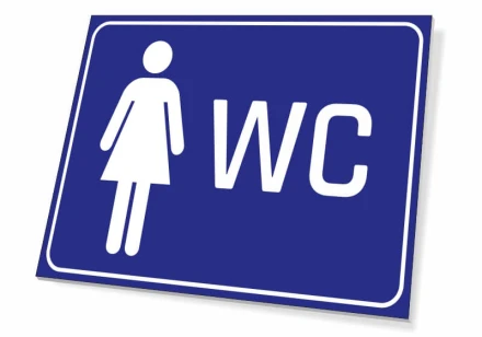 Tabliczka WC damski