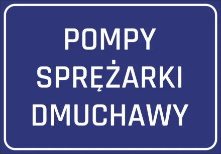 Naklejka Pompy sprężarki dmuchawy