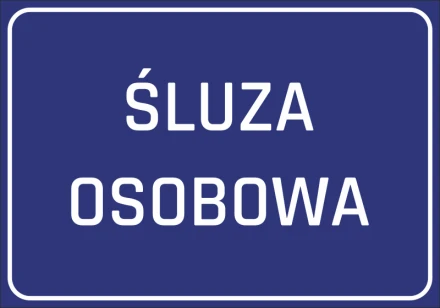 Naklejka Śluza osobowa