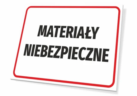Tabliczka Materiały niebezpieczne