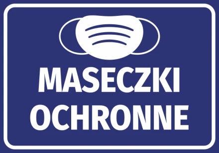 Naklejka Maseczki ochronne