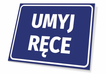 Tabliczka Umyj ręce