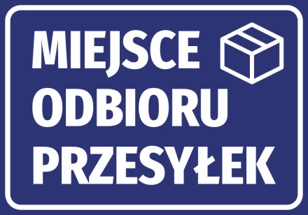 Naklejka Miejsce odbioru przesyłek