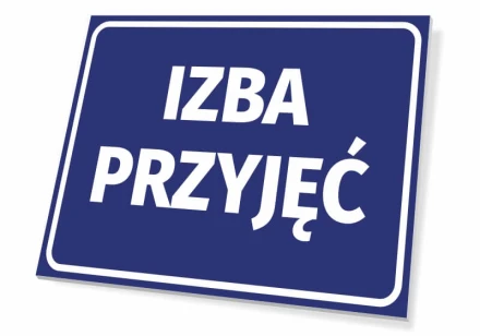 Tabliczka Izba przyjęć
