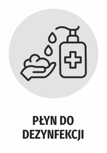 Naklejka Płyn do dezynfekcji N480