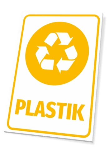 Tabliczka na kosz Plastik