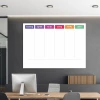 Kanban board magnetyczna tablica suchościeralna lean 092 - Aranżacja w biurze. Ściany w odcieniach szarości, minimalistyczne
