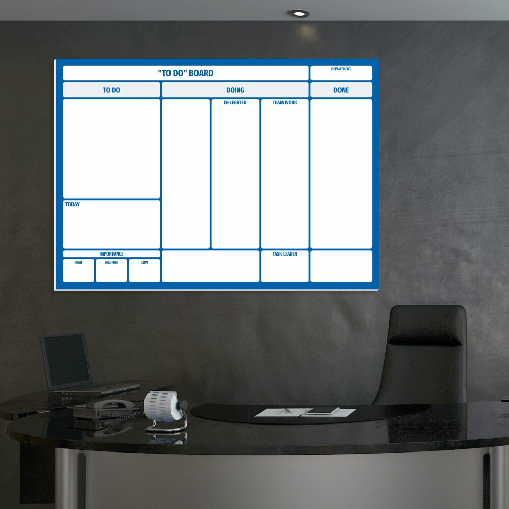 Tablica magnetyczna suchościeralna To do kanban board 105