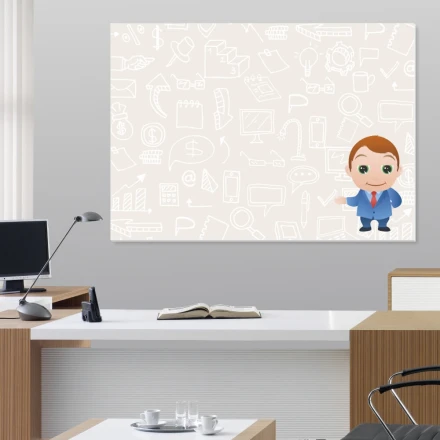 Tablica suchościeralna notatnik 026