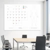 Krzyż bezpieczeństwa tablica suchościeralna Lean 120 - Aranżacja w biurze. Ściany w jasnym kolorze, nowoczesne meble