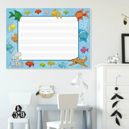 Tablica suchościeralna EDU pięciolinia 021