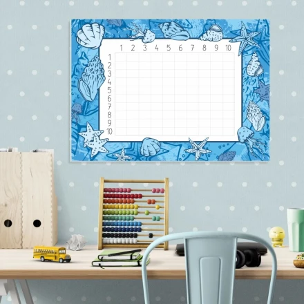 Tablica suchościeralna EDU tabliczka mnożenia 006