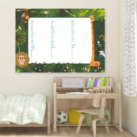 Nauka pisania tablica suchościeralna magnetyczna 032