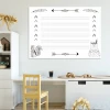 Tablica dla dzieci pięciolinia suchościeralna magnetyczna EDU 058 - Aranżacja w pokoju dziecięcym. Ściany w jasnych
