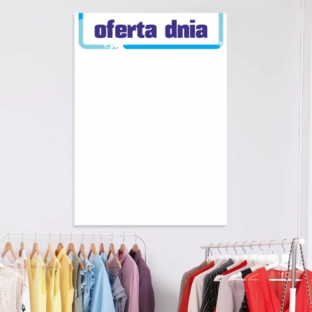 Stylowa tablica suchościeralna 018 oferta dnia idealna do nowoczesnego biura, wprowadzająca porządek