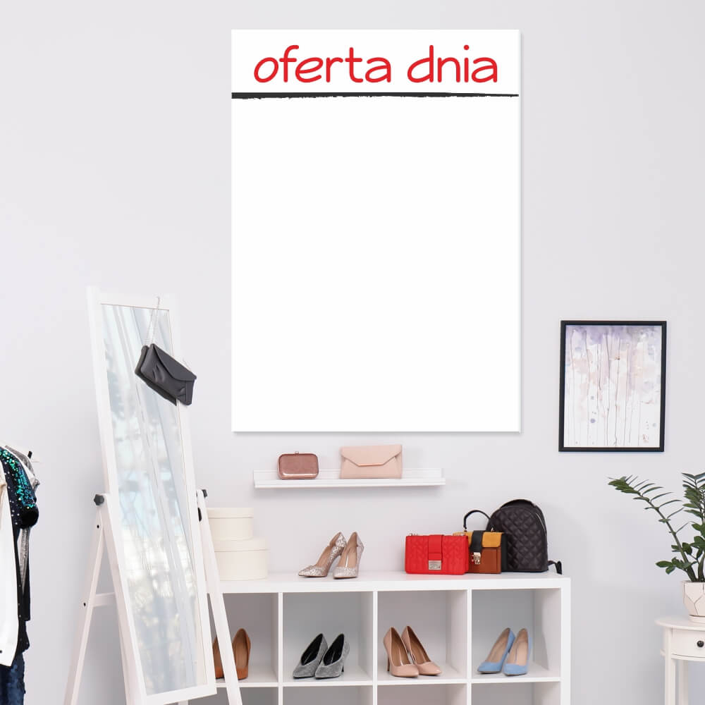 Tablica suchościeralna magnetyczna 017 oferta dnia