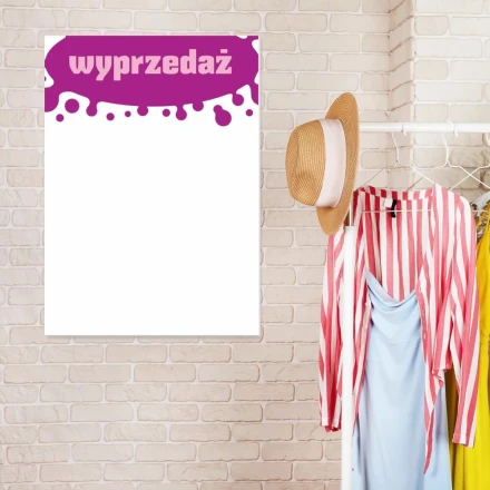 Tablica suchościeralna magnetyczna 023 wyprzedaż