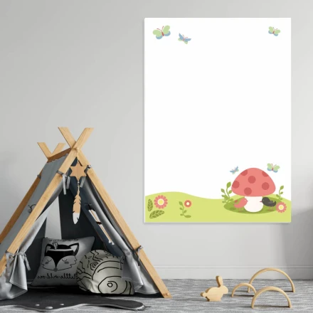 Tablica suchościeralna 141 muchomorek