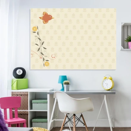 Tablica suchościeralna 124 ptaszek