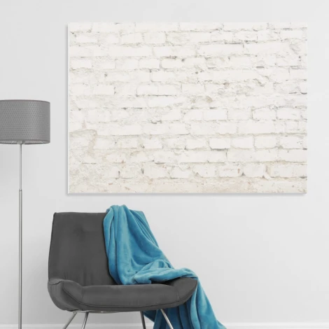 Tablica suchościeralna 171 cegły - Aranżacja w nowoczesnym biurze. Ściany w jasnym kolorze, minimalistyczne meble