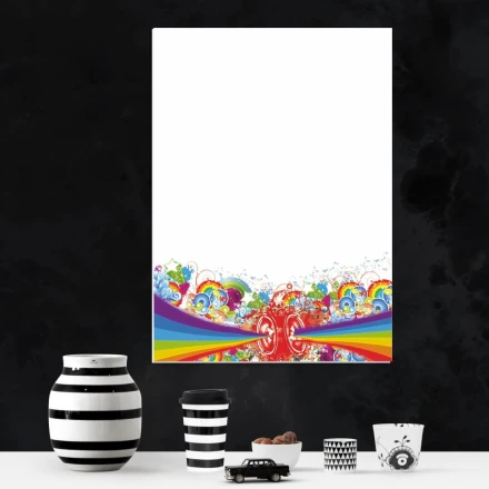 Tablica suchościeralna 01X 093 tęcza