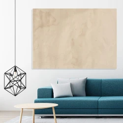 Tablica suchościeralna 167 papier - Aranżacja w salonie. Ściany w jasnym kolorze, niebieska sofa i stół