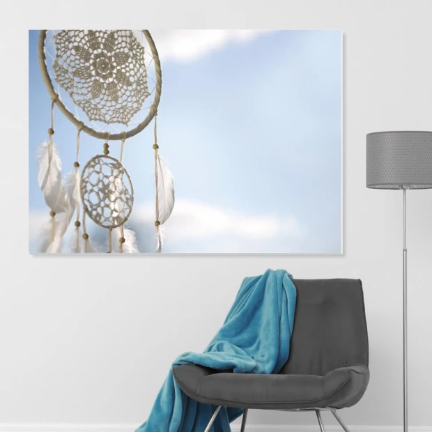 Tablica suchościeralna dream catcher 285 - Aranżacja w nowoczesnym biurze. Ściany w jasnym kolorze, minimalistyczne meble