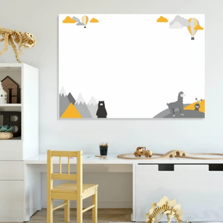 Tablica suchościeralna dla dzieci alpaka miś 377