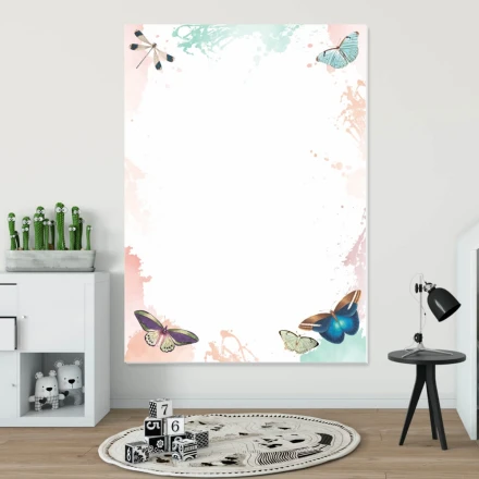 Tablica suchościeralna dla dzieci motyle 565