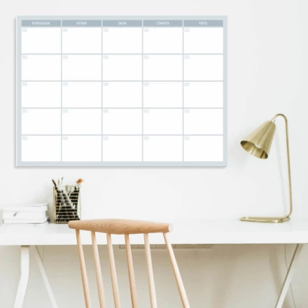 Tablica suchościeralna planer tygodniowy 508