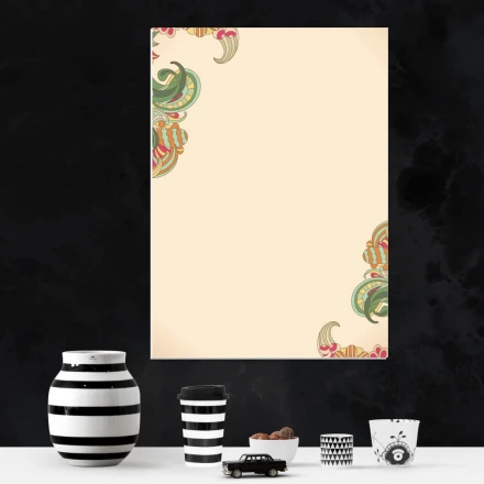 Kolorowe wzory tablica suchościeralna magnetyczna 080