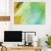 Magnetyczna tablica suchościeralna abstrakcja 254 - Aranżacja w biurze. Ściany w jasnych kolorach, minimalistyczne meble
