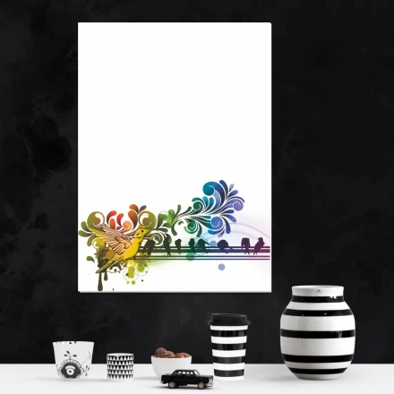 Ptaki tablica suchościeralna magnetyczna 100