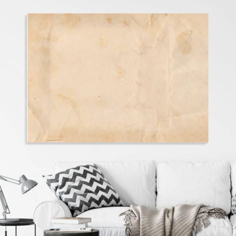 Tablica magnetyczna suchościeralna papier 165 - Aranżacja w salonie. Ściany w jasnym kolorze, meble w odcieniach szarości