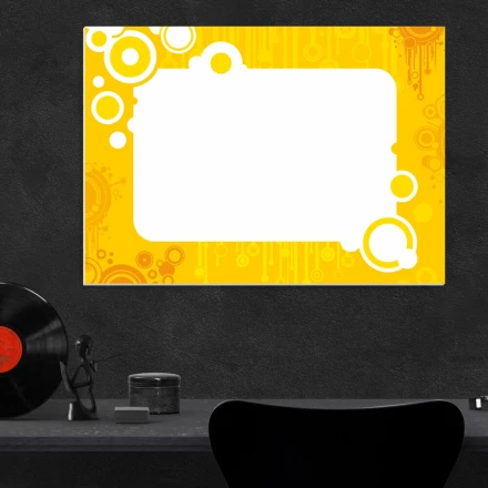 Tablica suchościeralna magnetyczna abstrakcja 009