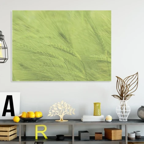 Tablica magnetyczna suchościeralna zboże 199 - Aranżacja w nowoczesnym wnętrzu. Ściany w jasnym kolorze, minimalistyczne