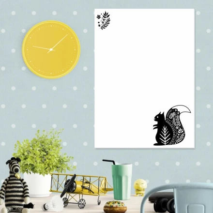 Tablica magnetyczna suchościeralna dla dzieci wiewiórka 462