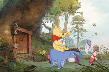 Fototapeta Disney Domek Kubusia Puchatka 4-413