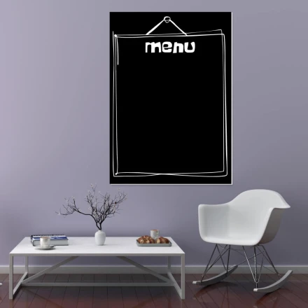 Tablica kredowa z nadrukiem menu 081