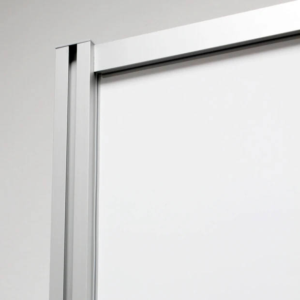 Tablica wolnostojąca magnetyczna suchościeralna parawan różne kolory - Wzór graficzny. Biała powierzchnia z aluminiową ramą