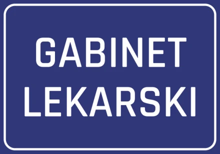 Naklejka Gabinet lekarski
