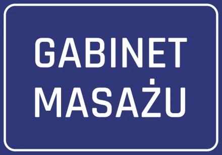Naklejka Gabinet masażu