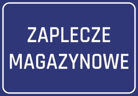 Naklejka Zaplecze magazynowe