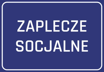 Naklejka Zaplecze socjalne