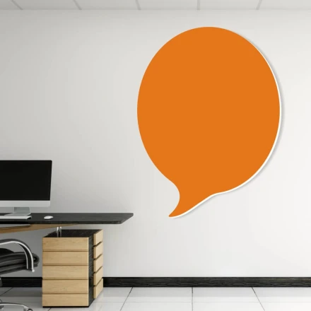 Tablica magnetyczna do biura suchościeralny dymek 167