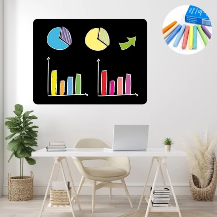 Naklejka kredowa 017 zaokrąglone rogi