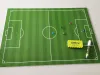 Tablica taktyczna do piłki nożnej boisko 322 magnetyczna suchościeralna - Wzór graficzny. Zielona powierzchnia z białymi