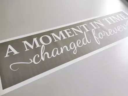 Indywidualny szalon malarski jednorazowy ( główny napis - 1 szt , dodatkowe napisy 3szt) 