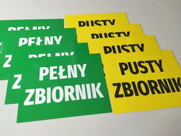 Indywidualne magnesy w rozmiarze: szerokość: 45 cm, wysokość: 35 cm, wykończenie: błysk - Wzór graficzny. Zielony i żółty