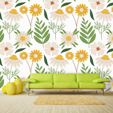 Tapeta Kwiaty, liście 089